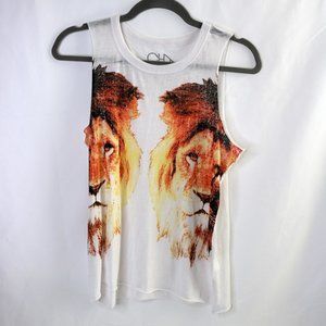 CHASER Lion Graphic Tank XS